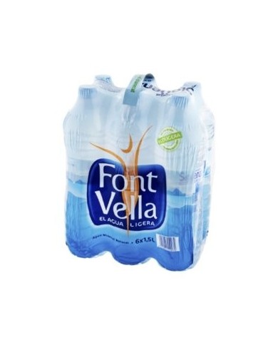 Agua Font Vella - 0,50 cl - Pack de 24 botellas